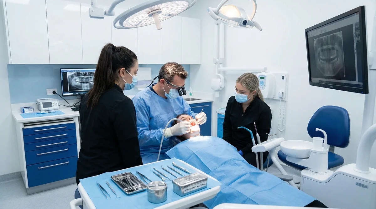 Sinus lift - podniesienie dna zatoki szczękowej w gabinecie stomatologicznym